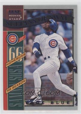 1998 Leaf Rookies & Stars - [Base] - True Blue #337 - Sammy Sosa /500