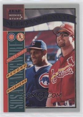 1998 Leaf Rookies & Stars - [Base] - True Blue #339 - Sammy Sosa, Mark McGwire /500