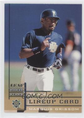 1998 Leaf Rookies & Stars - [Base] #166 - Team Lineup - Marquis Grissom