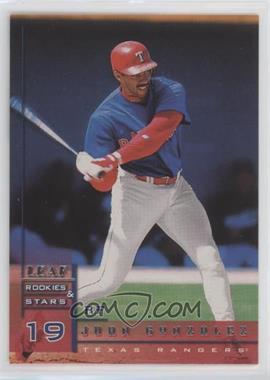 1998 Leaf Rookies & Stars - [Base] #36 - Juan Gonzalez