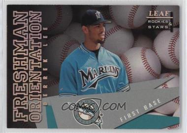 1998 Leaf Rookies & Stars - Freshman Orientation #18 - Derrek Lee /5000 [EX to NM]