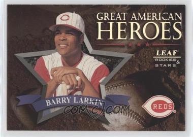 1998 Leaf Rookies & Stars - Great American Heroes #19 - Barry Larkin /2500