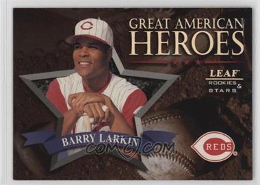 1998 Leaf Rookies & Stars - Great American Heroes #19 - Barry Larkin /2500