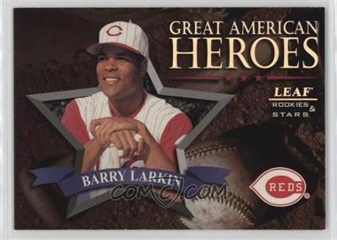 1998 Leaf Rookies & Stars - Great American Heroes #19 - Barry Larkin /2500