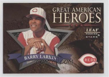1998 Leaf Rookies & Stars - Great American Heroes #19 - Barry Larkin /2500