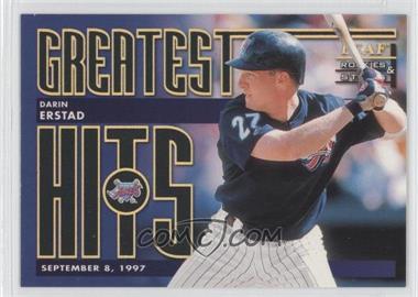 1998 Leaf Rookies & Stars - Greatest Hits #17 - Darin Erstad /2500