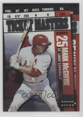 1998 Leaf Rookies & Stars - Ticket Masters #15 - Mark McGwire, Brian Jordan /2250