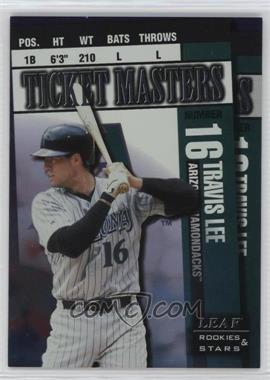 1998 Leaf Rookies & Stars - Ticket Masters #19 - Travis Lee, Matt Williams /2250 [EX to NM]