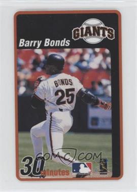 1998 MLB@bat Phone Cards - [Base] #_BABO - Barry Bonds /15100 [Good to VG‑EX]