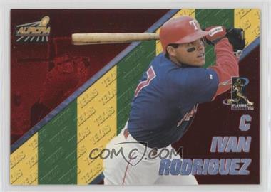 1998 Pacific Aurora - Pennant Fever - Red #7 - Ivan Rodriguez