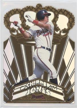 1998 Pacific Crown Collection - Gold Crown Die-Cuts #1 - Chipper Jones