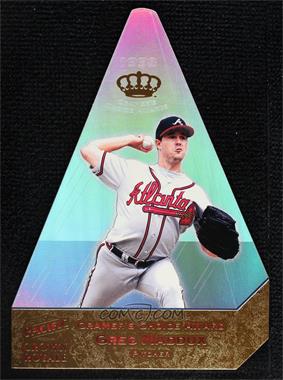 1998 Pacific Crown Royale - Cramer's Choice Award Jumbos #7 - Greg Maddux