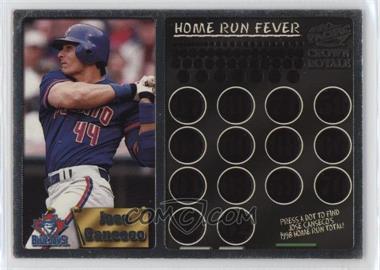 1998 Pacific Crown Royale - Home Run Fever #10 - Jose Canseco /374
