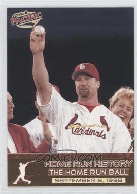 1998 Pacific Home Run History - QVC Exclusive [Base] #27 - Mark McGwire