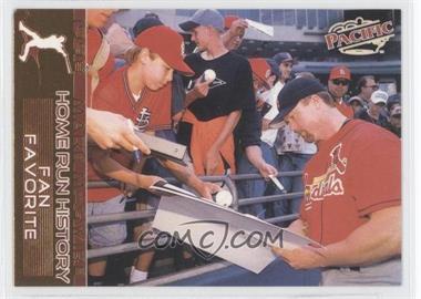 1998 Pacific Home Run History - QVC Exclusive [Base] #3 - Mark McGwire