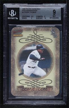 1998 Pacific Invincible - Photo Engravings #4 - Frank Thomas [BGS 9 MINT]