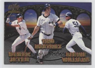 1998 Pacific Invincible - Team Checklists #19 - Derek Jeter, Tino Martinez, Bernie Williams, Andy Pettitte, Mariano Rivera