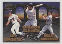 Mike Mussina, Rafael Palmeiro, Brady Anderson, Roberto Alomar, Cal Ripken Jr.