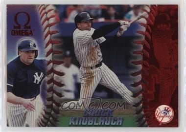 1998 Pacific Omega - [Base] - Red #166 - Chuck Knoblauch [EX to NM]