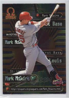 1998 Pacific Omega - Online Inserts #34 - Mark McGwire