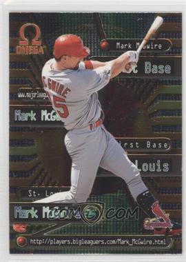 1998 Pacific Omega - Online Inserts #34 - Mark McGwire