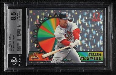 1998 Pacific Omega - Prism #19 - Mark McGwire [BGS 8.5 NM‑MT+]