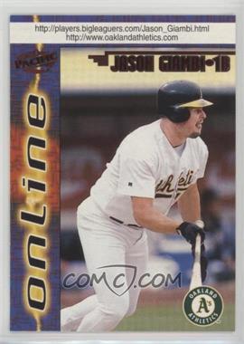 1998 Pacific Online - [Base] - Red #529 - Jason Giambi