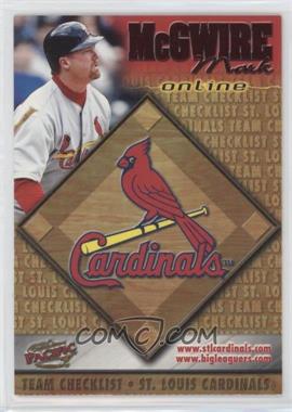 1998 Pacific Online - [Base] - Red #629 - Mark McGwire