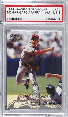 1998 Pacific Paramount - [Base] #20 - Nomar Garciaparra [PSA 8 NM‑MT]