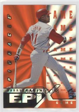 1998 Pinnacle - Epix Game - Orange #E12 - Barry Larkin