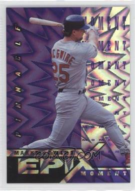 1998 Pinnacle - Epix Moment - Purple #E18 - Mark McGwire