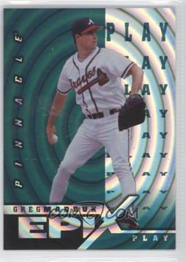 1998 Pinnacle - Epix Play - Emerald #E21 - Greg Maddux