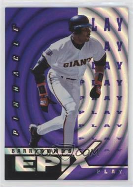 1998 Pinnacle - Epix Play - Purple #E22 - Barry Bonds