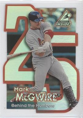 1998 Pinnacle Inside - Behind The Numbers #10 - Mark McGwire