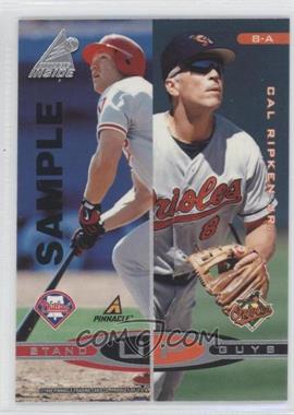 1998 Pinnacle Inside - Stand Up Guys - Sample #8-A - Cal Ripken Jr., Chipper Jones (Scott Rolen, Ken Caminiti)