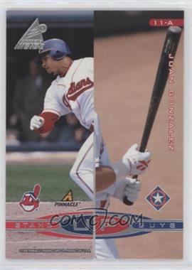 1998 Pinnacle Inside - Stand Up Guys #11-A - Juan Gonzalez, Sammy Sosa (Vladimir Guerrero, Manny Ramirez)