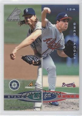 1998 Pinnacle Inside - Stand Up Guys #12-A - Greg Maddux, Roger Clemens (Hideo Nomo, Randy Johnson)