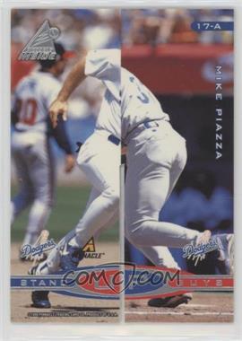 1998 Pinnacle Inside - Stand Up Guys #17-A - Mike Piazza, Hideo Nomo (Eric Karros, Raul Mondesi)