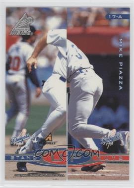 1998 Pinnacle Inside - Stand Up Guys #17-A - Mike Piazza, Hideo Nomo (Eric Karros, Raul Mondesi)