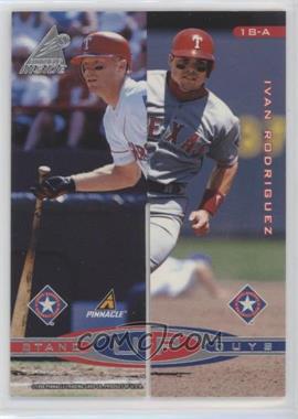 1998 Pinnacle Inside - Stand Up Guys #18-A - Ivan Rodriguez, Juan Gonzalez (Will Clark, Rusty Greer)