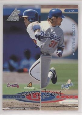 1998 Pinnacle Inside - Stand Up Guys #7-A - Mike Piazza, Ivan Rodriguez (Charles Johnson, Javy Lopez)