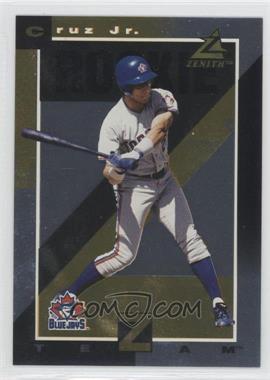 1998 Pinnacle Zenith - Z-Team - Gold #12 - Jose Cruz Jr.