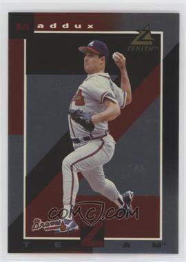 1998 Pinnacle Zenith - Z-Team #6 - Greg Maddux