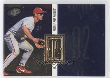 1998 SPx Finite - [Base] - Radiance #228 - Scott Rolen /3500