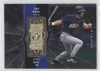 1998 SPx Finite - [Base] - Radiance #296 - Todd Walker /4500