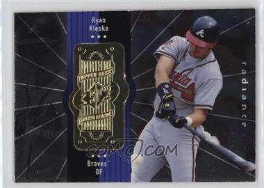 1998 SPx Finite - [Base] - Radiance #56 - Ryan Klesko /4500