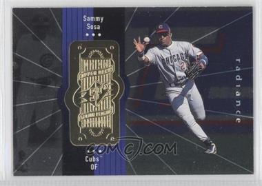 1998 SPx Finite - [Base] - Radiance #70 - Sammy Sosa /4500