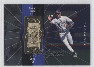 1998 SPx Finite - [Base] - Radiance #70 - Sammy Sosa /4500