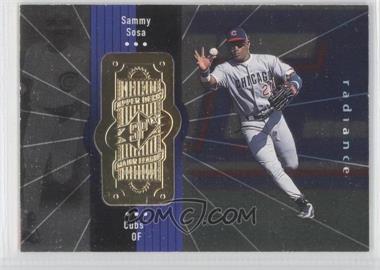 1998 SPx Finite - [Base] - Radiance #70 - Sammy Sosa /4500