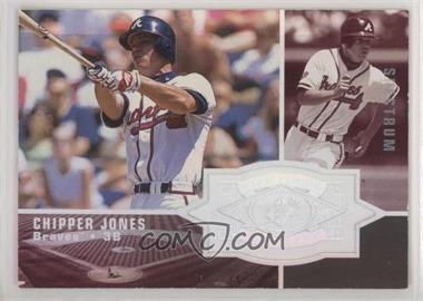 1998 SPx Finite - [Base] - Spectrum #141 - Chipper Jones /1750 [EX to NM]